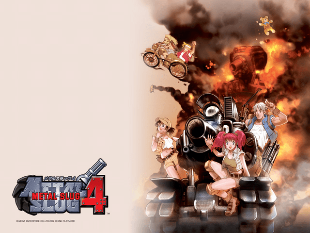Metal Slug 4 & 5 title screen for Xbox